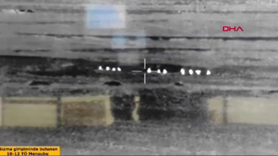 Saldırı hazırlığındaki 9 terörist böyle öldürüldü. MSB operasyon görüntülerini paylaştı