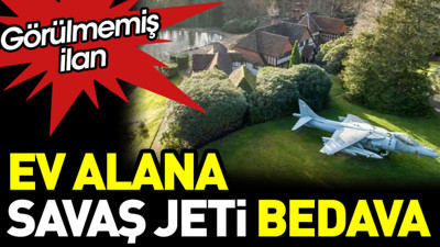 Ev alana savaş jeti bedava. Görülmemiş ilan