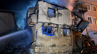 Bursa’da bir ahırda çıkan yangında çok sayıda büyükbaş hayvan telef oldu