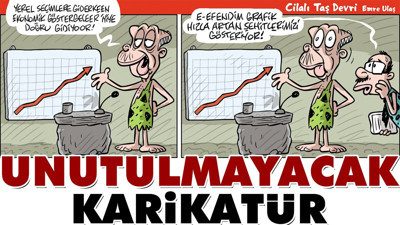 Unutulmayacak karikatür. Emre Ulaş çizdi