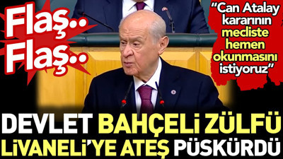 Son dakika.. Bahçeli Zülfü Livaneli'ye ateş püskürdü