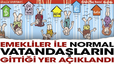 Emekliler ile normal vatandaşların gittiği yer açıklandı. Emre Ulaş inenleri ve çıkanları çizdi