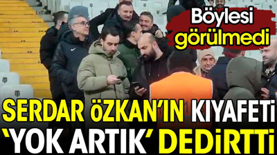 Serdar Özkan'ın kıyafeti 'yok artık' dedirtti. Böylesi görülmedi