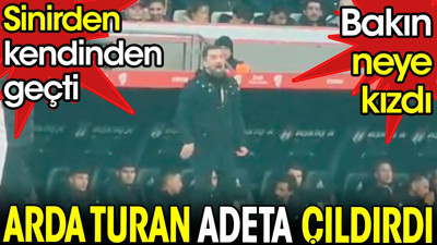 Arda Turan adeta çıldırdı. Sinirden kendinden geçti. Bakın neye kızdı