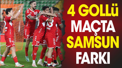 4 gollü kupa randevusunda Samsunspor farkı