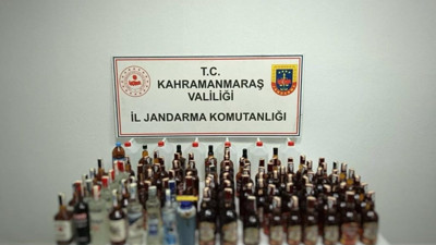 Kahramanmaraş’ta sahte içki operasyonu