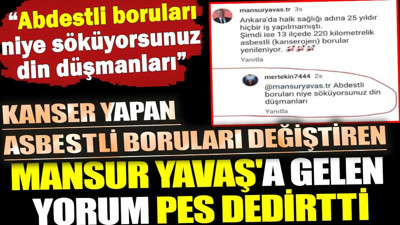 Mansur Yavaş'a gelen yorum pes dedirtti. 'Abdestli boruları niye söküyorsunuz din düşmanları'
