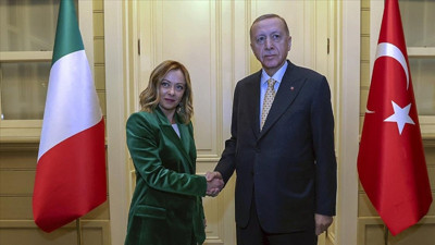 Erdoğan, İtalya Başbakanı Meloni'yi kabul etti