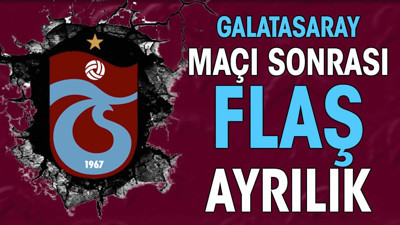 'Trabzonspor ile son maçımdı' dedi veda etti