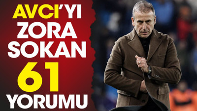 Abdullah Avcı'yı zora sokan 61 yorumu. Şaştı kaldı karşılık veremedi