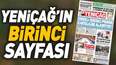 Yeniçağ Gazetesi'nin 1. sayfası (23 Ocak 2024)