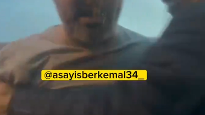 'Arabada çocuk var' diye uyarılan trafik magandası çocuğa da küfür etti