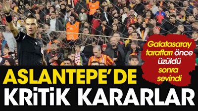 Galatasaray taraftarı önce şok oldu sonra sevindi. VAR damga vurdu