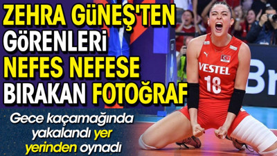 Zehra Güneş'ten görenleri nefes nefese bırakan fotoğraf. Gece kaçamağında yakalandı yer yerinden oynadı