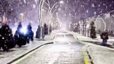 Öyle bir yağdı ki kara doydular