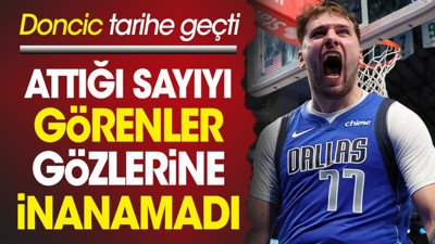 Doncic tarihe geçti. Attığı sayıyı görenler gözlerine inanamadı