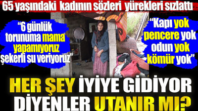 Torununa mama alamayan yaşlı kadının sözleri yürekleri sızlattı. Her şey iyiye gidiyor diyenler utanır mı?