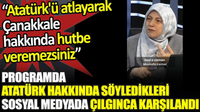Programda Atatürk hakkında söyledikleri sosyal medyada çılgınca karşılandı