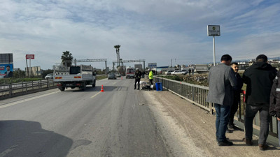 Tırın çarptığı motosiklet sürücüsü hayatını kaybetti