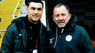Burak Yılmaz ile Sergen Yalçın birbirlerini üzmedi!