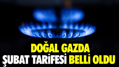Doğal gazda şubat tarifesi belli oldu