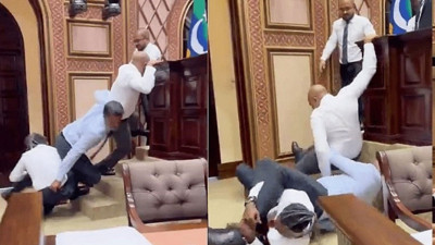 Milletvekilleri birbirine girdi. 1 vekil hastanelik oldu