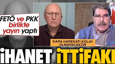 İhanet ittifakı. FETÖ ve PKK birlikte yayın yaptı