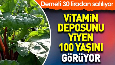 Vitamin deposunu yiyen 100 yaşını görüyor. Demeti 30 liradan satılıyor