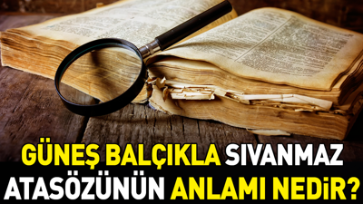 Güneş balçıkla sıvanmaz atasözünün anlamı nedir?
