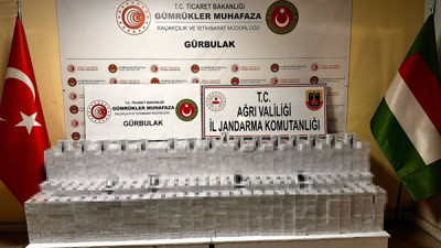 Ağrı'da kaçak sigara operasyonunda 10 gözaltı