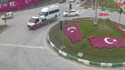 Çaldığı minibüs arıza yapınca götürdüğü tamirhanede yakalandı