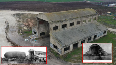 Edirne'deki tarihi zeplin hangarı restore edilecek