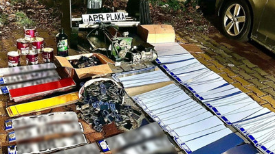 Kuaförde sahte plaka basan şahıs kıskıvrak yakalandı