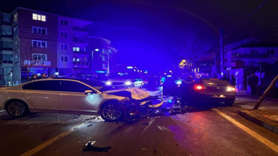 Bolu’da alkollü sürücü kaza yaptı. 5 yaralı