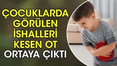 Çocuklarda görülen ishalleri kesen ot ortaya çıktı