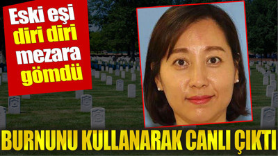 Eski eşi diri diri mezara gömdü. Burnunu kullanarak canlı çıktı