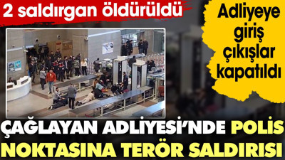 Son dakika.. Çağlayan Adliyesi'nde silah sesleri