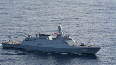 TCG BURGAZADA Doğu Akdeniz'de göreve başladı