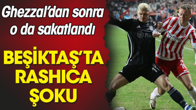 Beşiktaş'a Rashica şoku! Maça devam edemedi