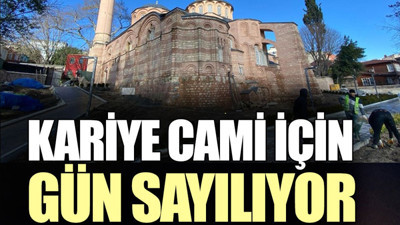 Kariye Cami için gün sayılıyor
