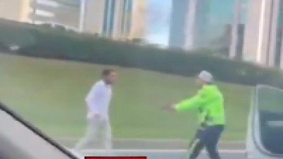 İstanbul'da trafik polisine mukavemet: Sürücü, polise rağmen hareket etti