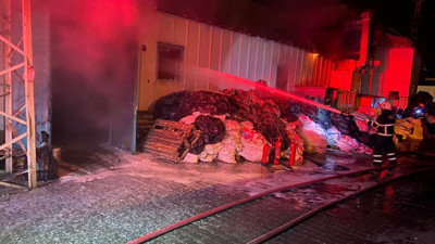 Bilecik'te korkutan fabrika yangını