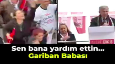 Mansur Yavaş'ın mitingde vatandaşla olan diyaloğu gündem oldu: "Sen bana yardım ettin. Gariban babası"