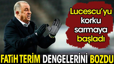 Fatih Terim dengelerini bozdu. Lucescu'yu korku sarmaya başladı