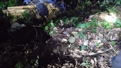 Devrilen patpat bir vatandaşın canını aldı