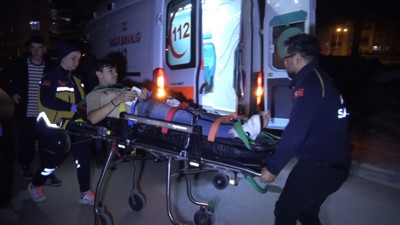 Samsun’da otomobil ve motosiklet çarpıştı