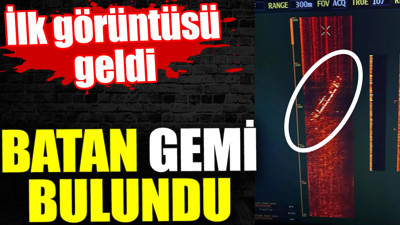 Marmara'da batan gemi bulundu