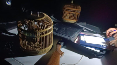 Kaçak keklik avcıları kıskıvrak yakalandı