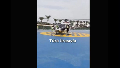 Dubai'de Uber'den helikopter çağırıp uçmak 5 bin lira. Birileri bizi burada soyuyor demek ki