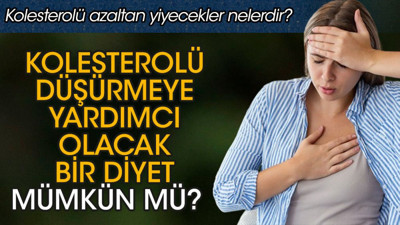 Kolesterolü düşürmeye yardımcı olacak bir diyet mümkün mü? Kolesterolü azaltan yiyecekler nelerdir?